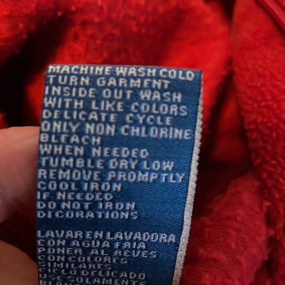 Disney Mickey Mouse Full Zip Hooded Jacket Women’s Plus Size 1X Red pockets - Picture 5 of 5